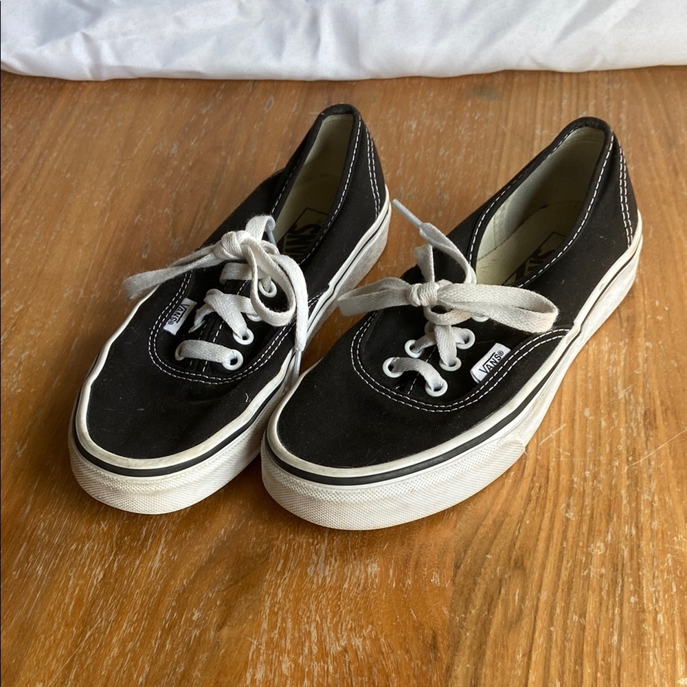 Vans Black Canvas Sneakers